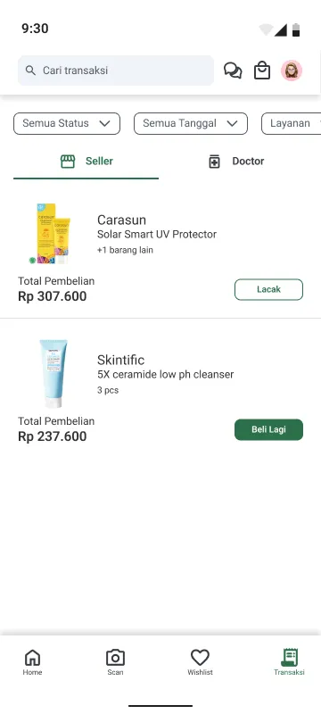 Daftar Transaksi Barang